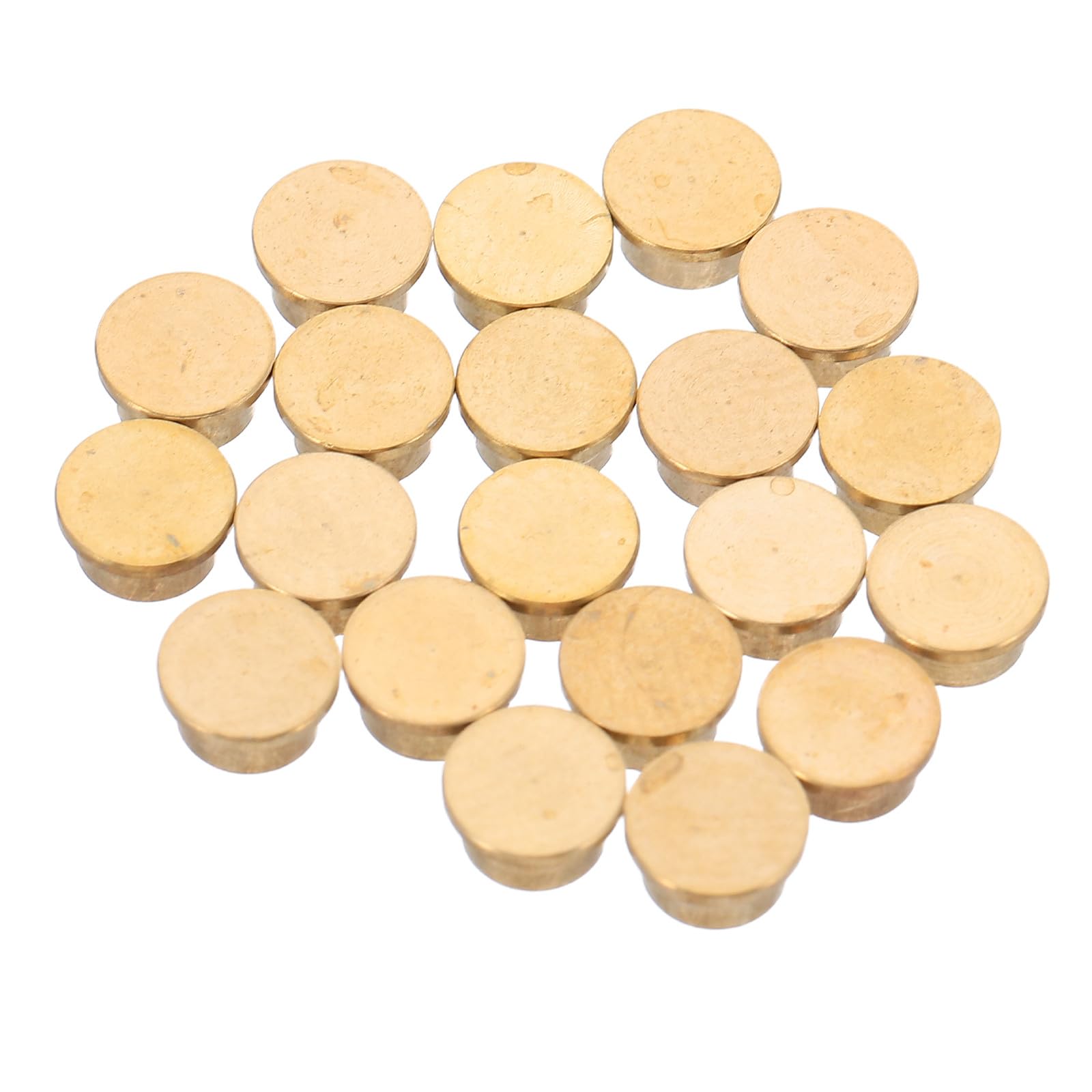 NUOBESTY 20Pcs Universal Metal Nail Spinner Shaft with High-Speed Rotating Bearing Metal Bearing for Nail Art Decoration Compatible DIY Manicure Accessories Copper Alloy 4X5X2.5Mm