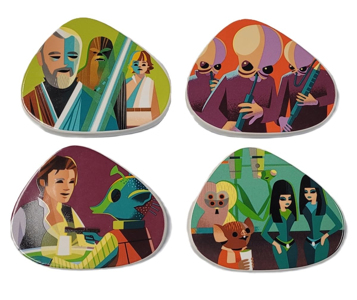 Disney Parks Star Wars Set of 4 Coasters by Jeff Granito
