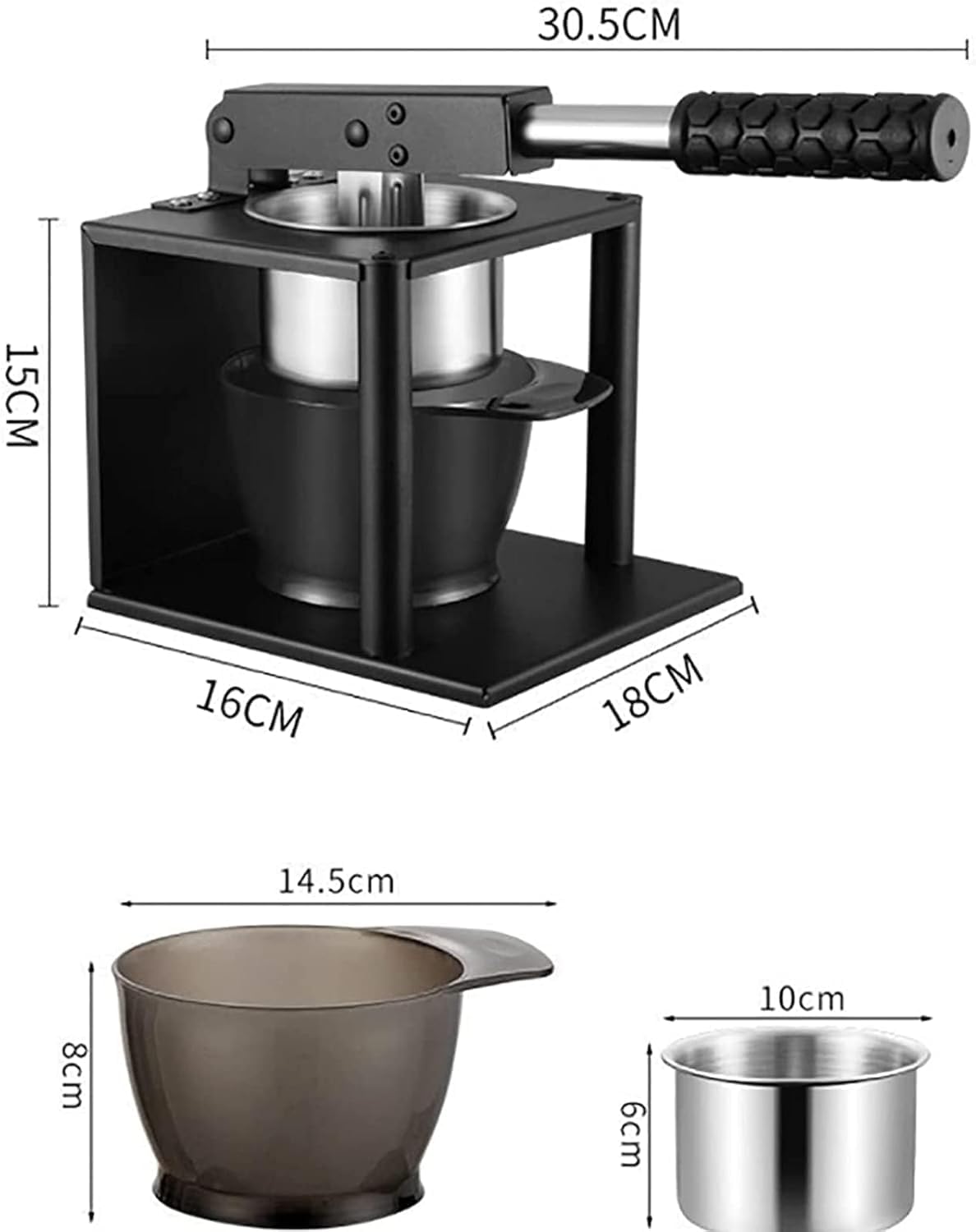 Spremiagrumi manuale resistente, estrattore di succo di frutta, per uso domestico e bar