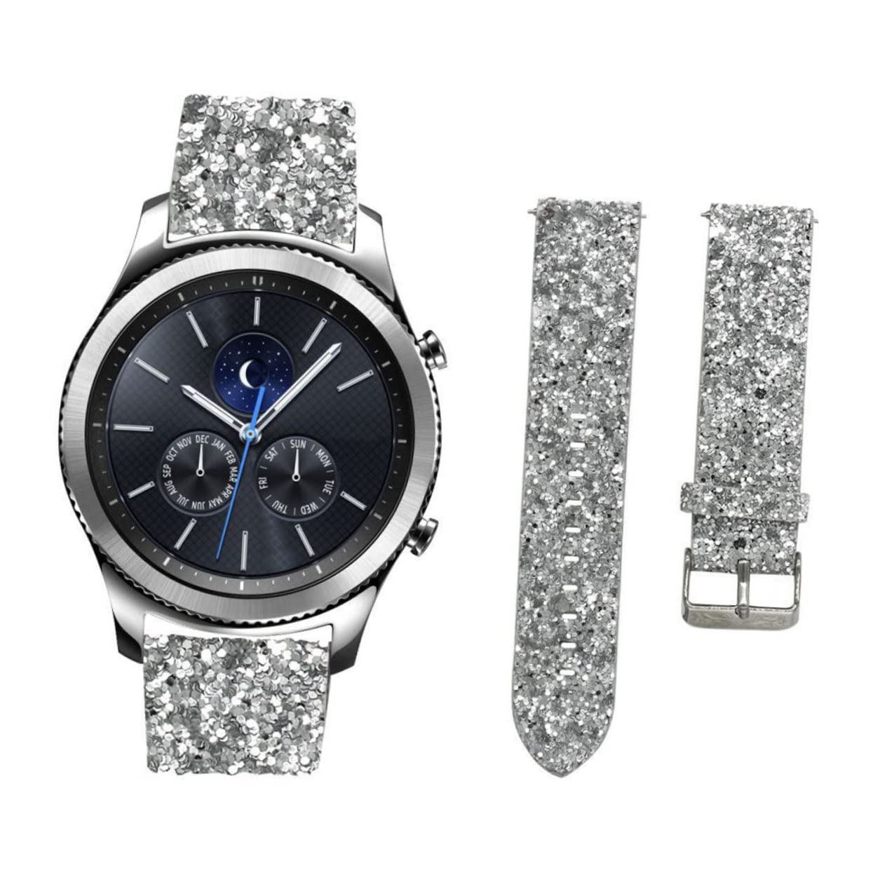 OSALADI Correa Brillante Correa De Reloj Reloj Reemplazable Banda Mujer es Pulsera Banda Decorativa De Pulsera Reemplazo De De Cuero De a De