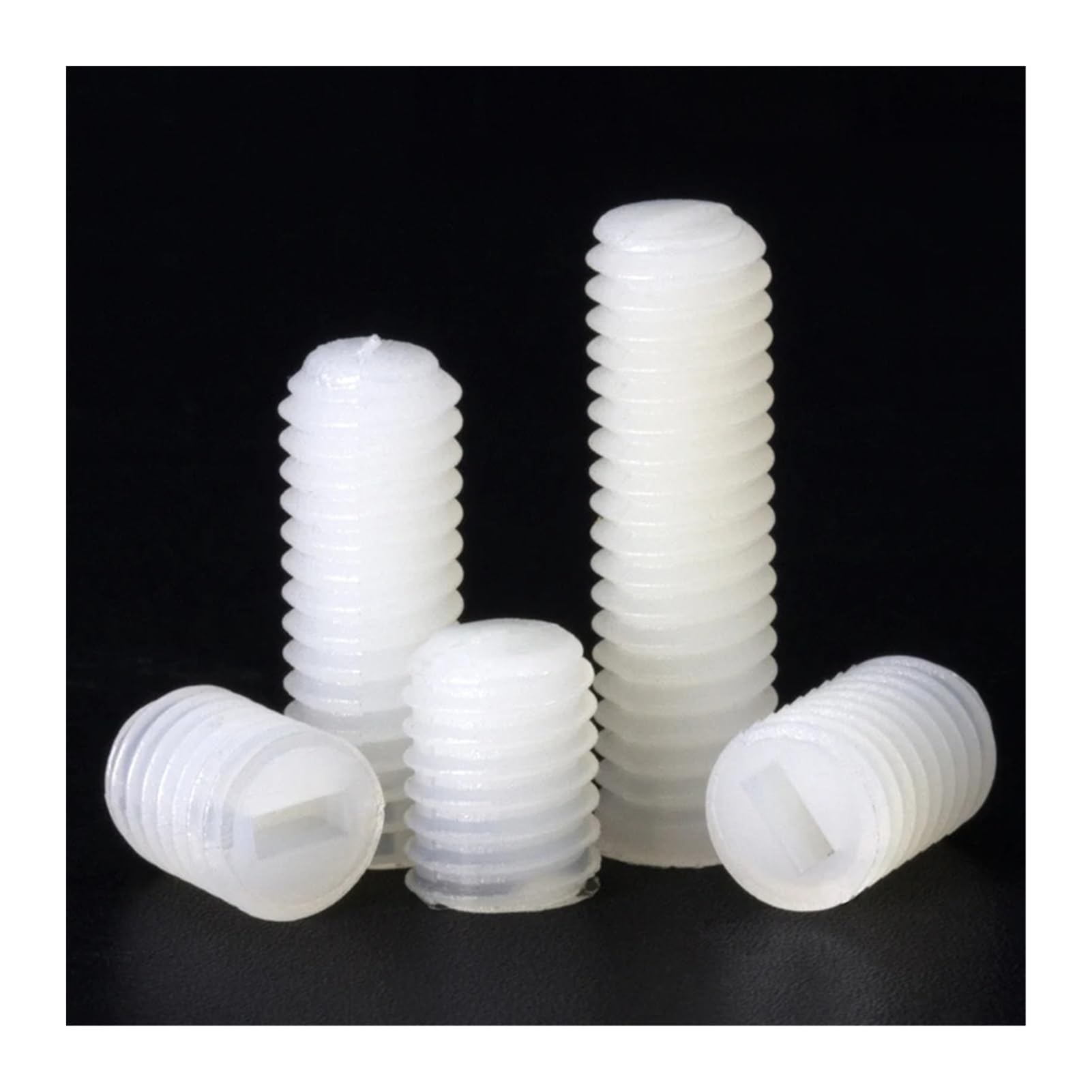 Viti Nylon PA66 Senza Testa - Set 20 Pezzi M6x15mm Per Fissaggi Isolati - Foto 7