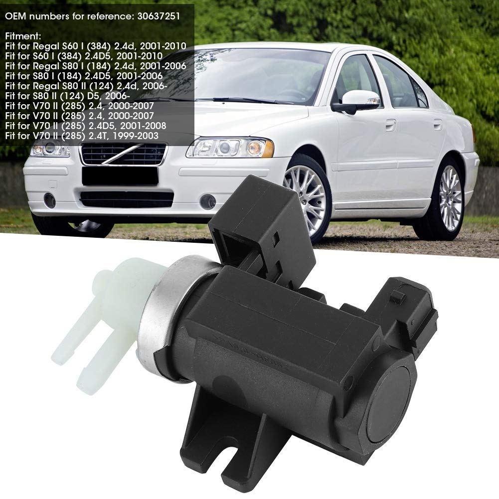 Válvula de vacío solenoide convertidor de válvula solenoide de presión de refuerzo 30637251 Ajuste de repuesto para Regal S60 S80 V70