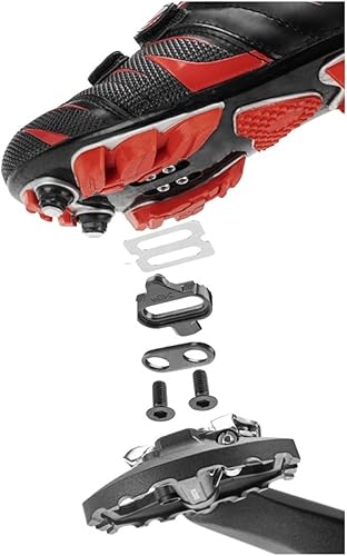 Miniatura 4 de Bike Bicycle Lock Pedal 2 in 1 Lock Nylon Pedal MTB Bike Pedals Flat Cleat Platform SPD Bike Accessories Pedal