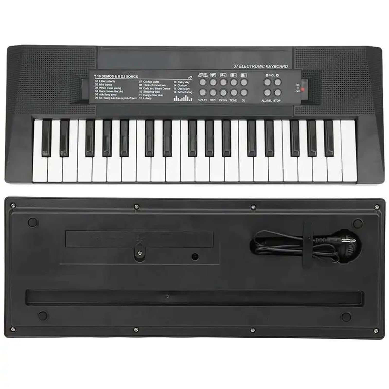 Tastiera Digitale Per Principianti Tastiera Musicale Elettronica A 37 Tasti Tastiera Elettrica Pianoforte Microfono Funzione Di Registrazione