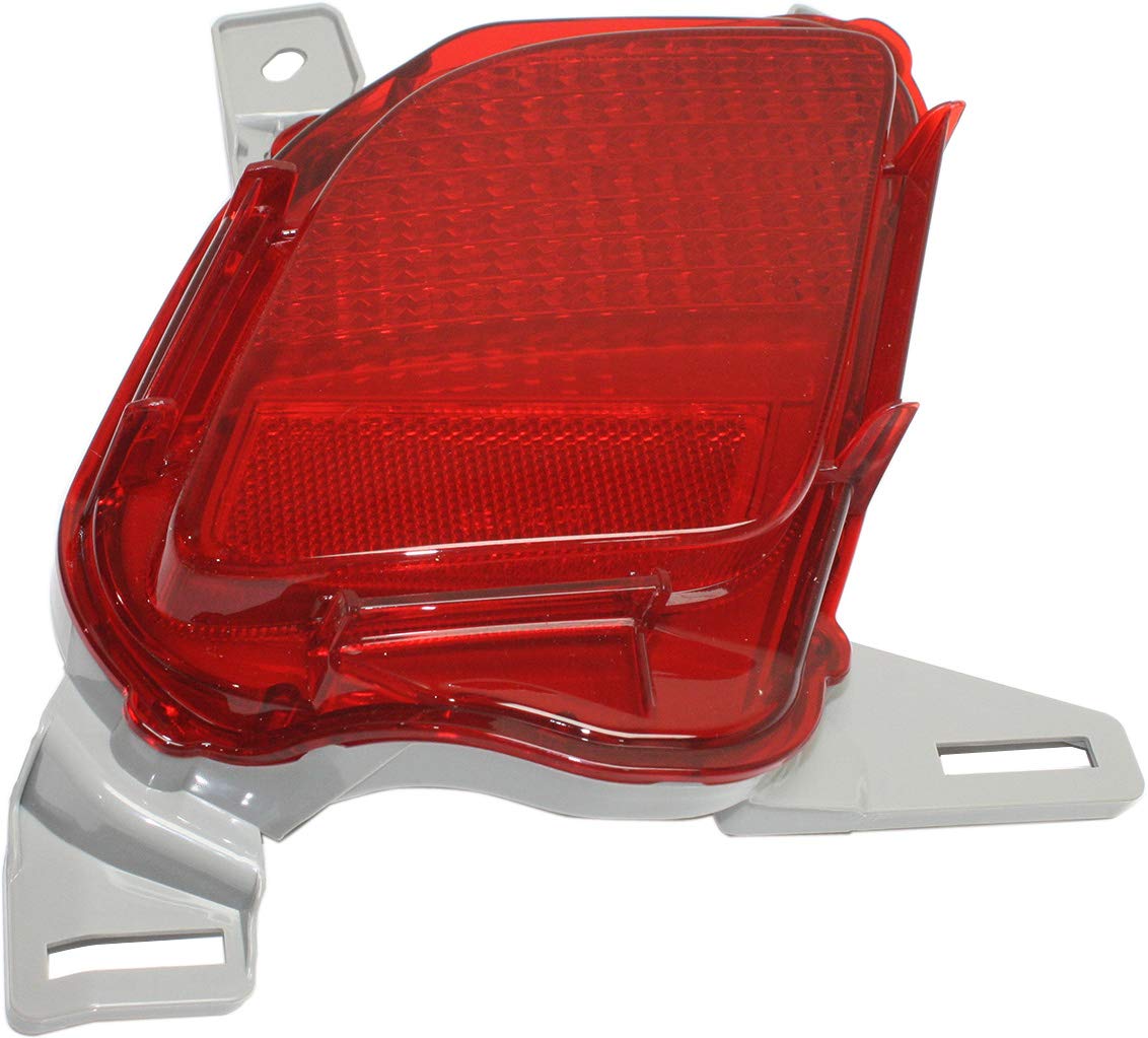 Garage-Pro Bumper Reflector Compatible with Toyota Highlander 2014-2019 Rear, Driver Side