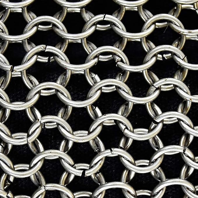 Miniatura 2 de Medieval Warrior Haubergeon Butted Chain Mail Replica Armor Shirt Silver