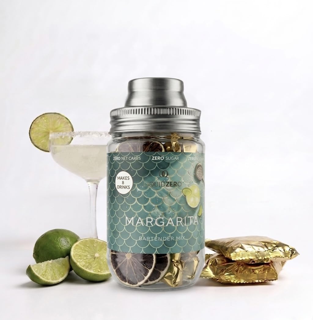 Liquid Zero Margarita Instant Cocktail Mixer – Zero Sugar – Bar-Quality – Just