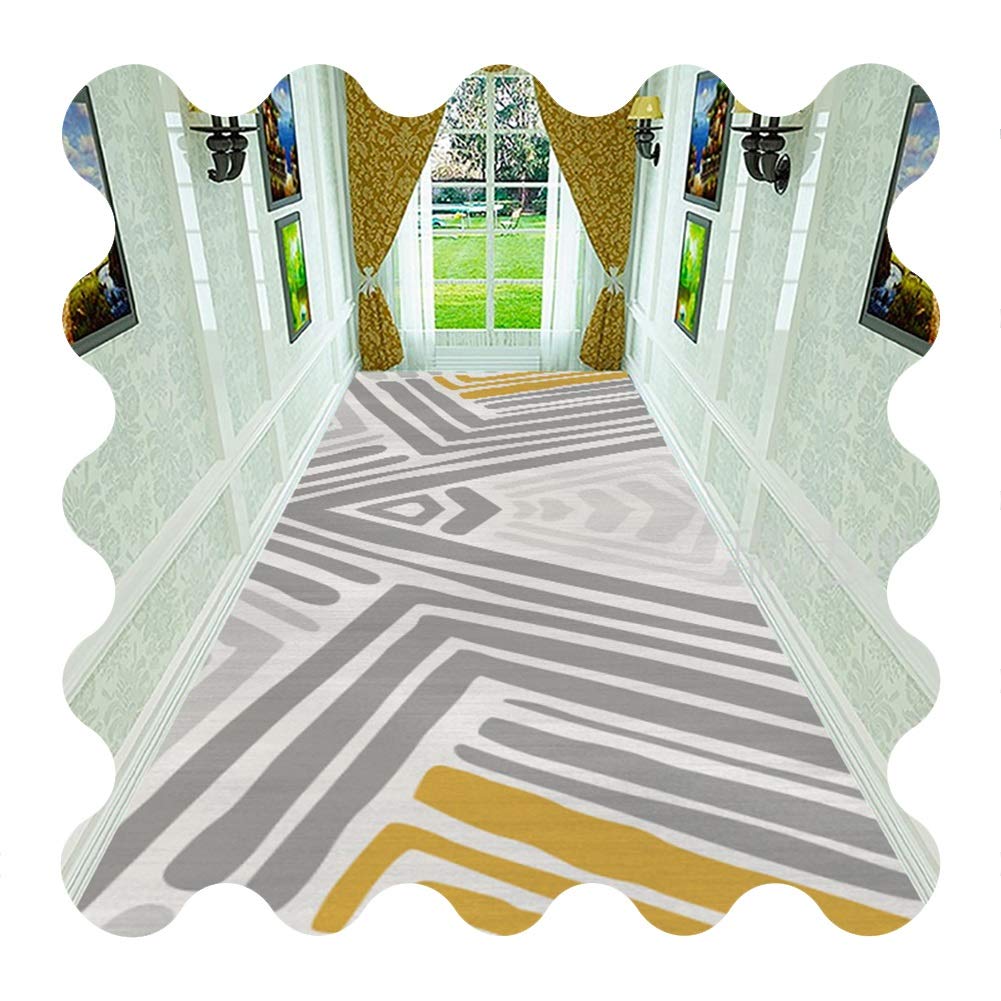 Alfombras de pasillo largo decorativas para la entrada de una familia moderna