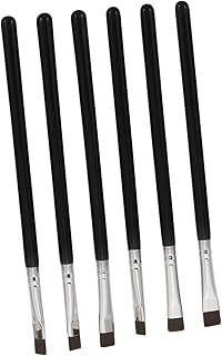 6pcs Delineador de ojos fino y pinceles de ma...