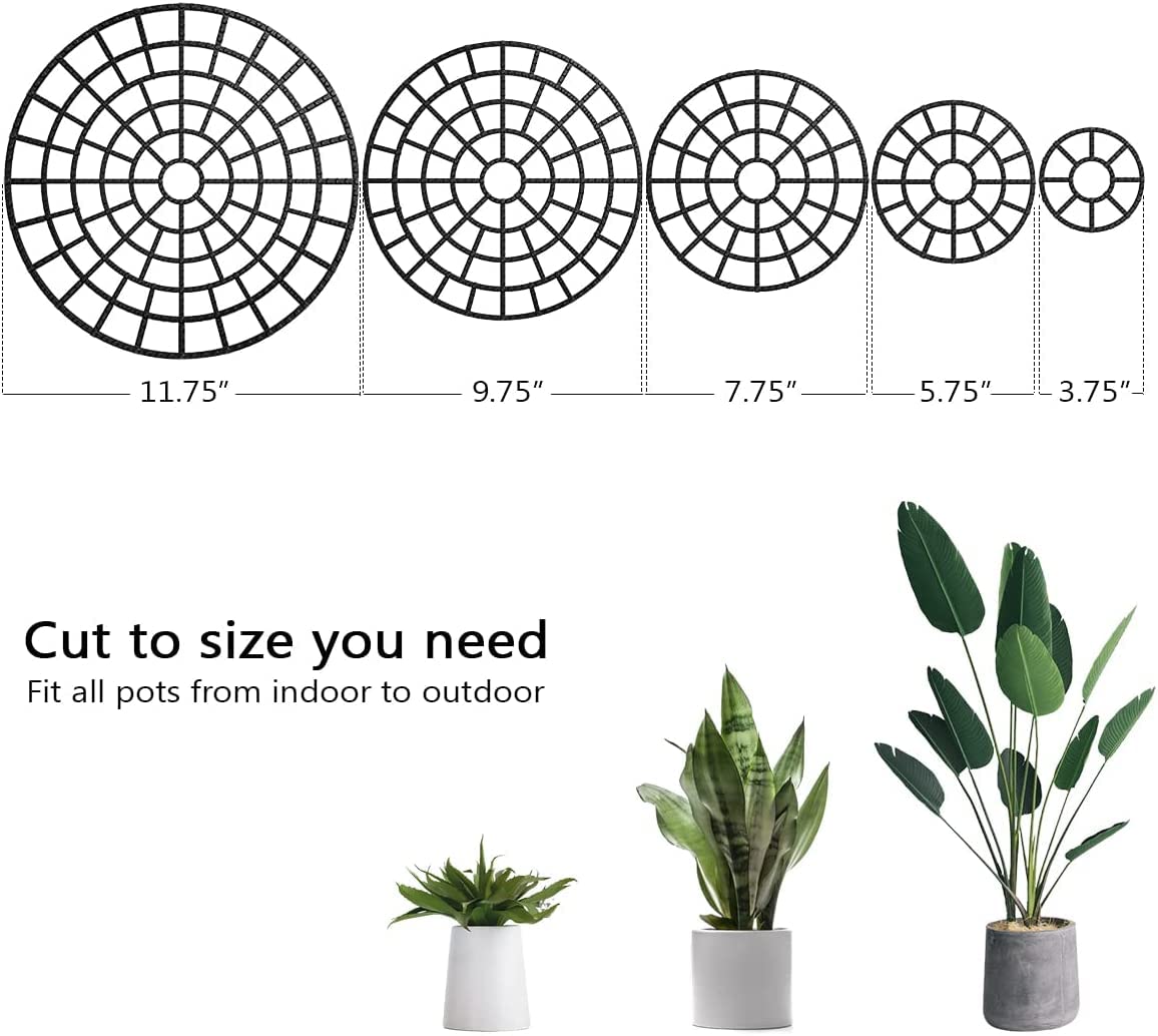 Amazon.com: 6 PCS Heavy Duty Plant Risers for Pots - Outdoor & Indoor, Size  Adjustable, 11.75" Diameter, Supports 101kg - Protect Deck & Patio Floor :  Patio, Lawn & Garden