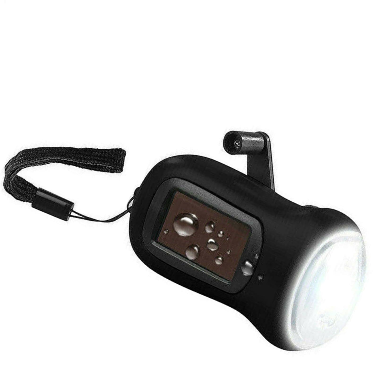 Wind Up Torch LED Torch Hand Crank Solar Torch Rechargeable OutdoorPortable
