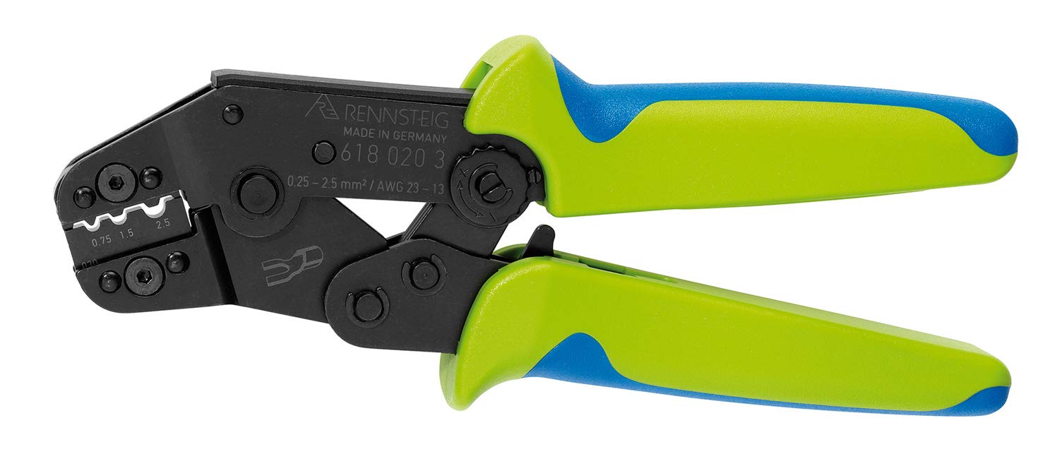 Rennsteig 618 020 3 "PEW8.20" Crimping Pliers, Multi-Colour, 195mm