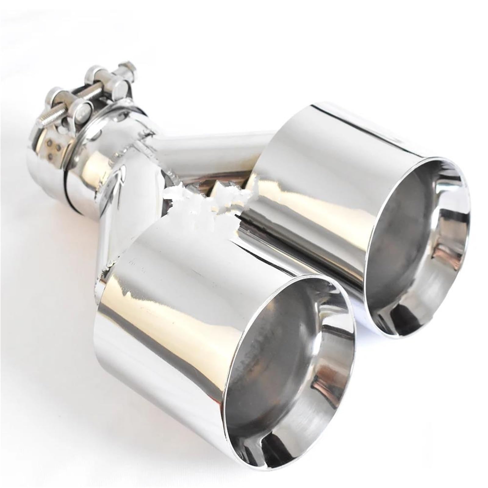 Tuyau d'échappement universel double pointe pour la rénovation auto - 7