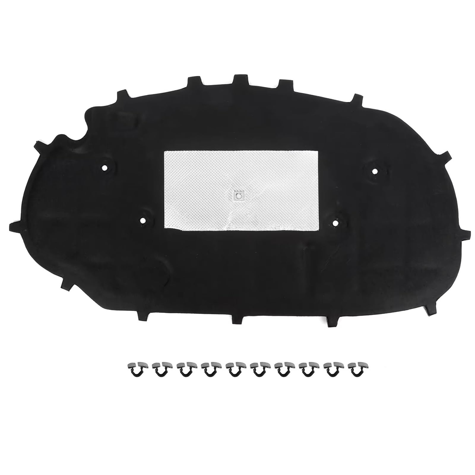 Adcvheg One Color Bonnet Compatible With For Golf 6 For Golf 6 For Gti Front Hood Engine Sound Insulation Pad Cotton Soundproof Cover