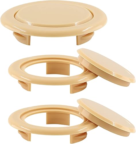 Biaungdo Juego de 3 anillos y tapas de 2 pulgadas para mesa de patio al aire libre, tamaño estándar, para jardín, playa, tableta, anillo de agujero