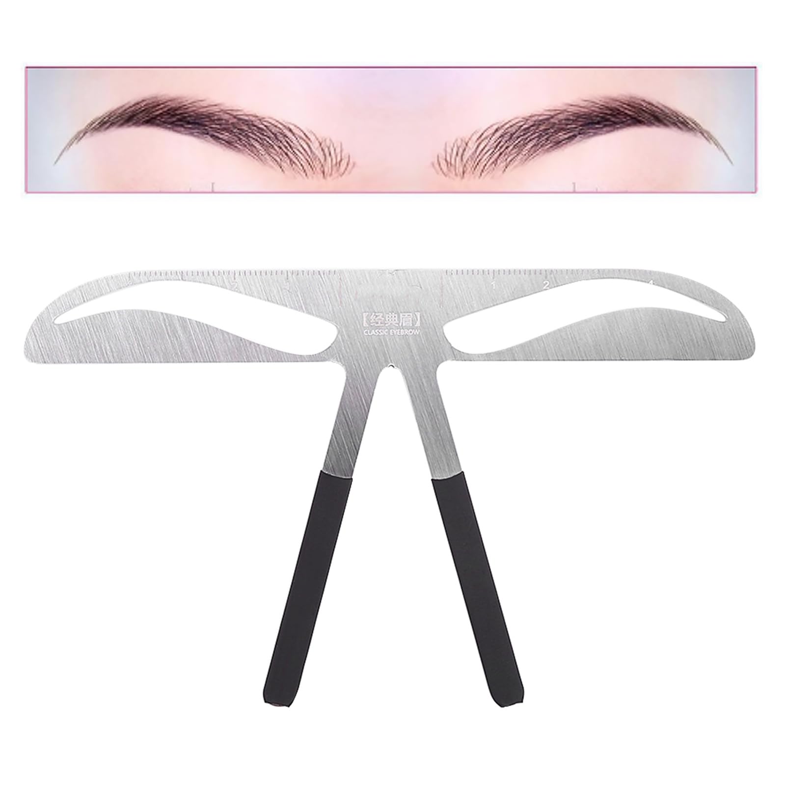 Brow Ruler Tool Snapklik.com : Professional Eyebrow Measure & Balance Ruler - Extension ...