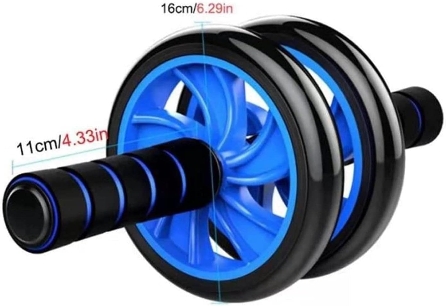 Roller Wheel Exercise Equipment Abdominal Wheel Ab Roller Set Resistance Bands Push Up Stand Bar Home Exercise Bodybuilding Muscle Training Fitness Equipment (Color : Black)