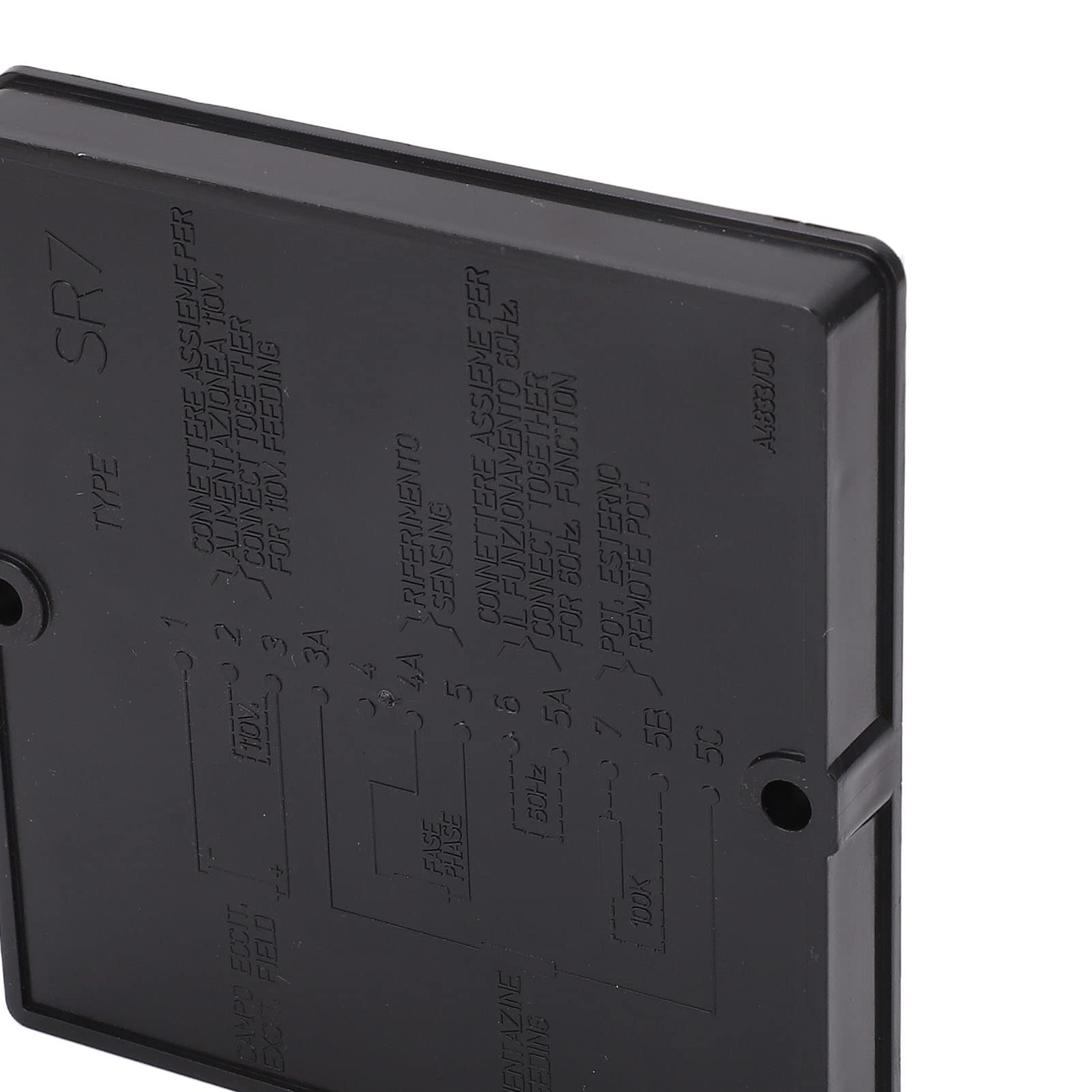 Haofy Regulador de Voltaje Avanzado Mecc Alte SR7-2 ABS AVR Board, Configuraciones Simples, Rendimiento Estable, Adecuado para Salidas de Energía Monofásicas, de Protección Confiable