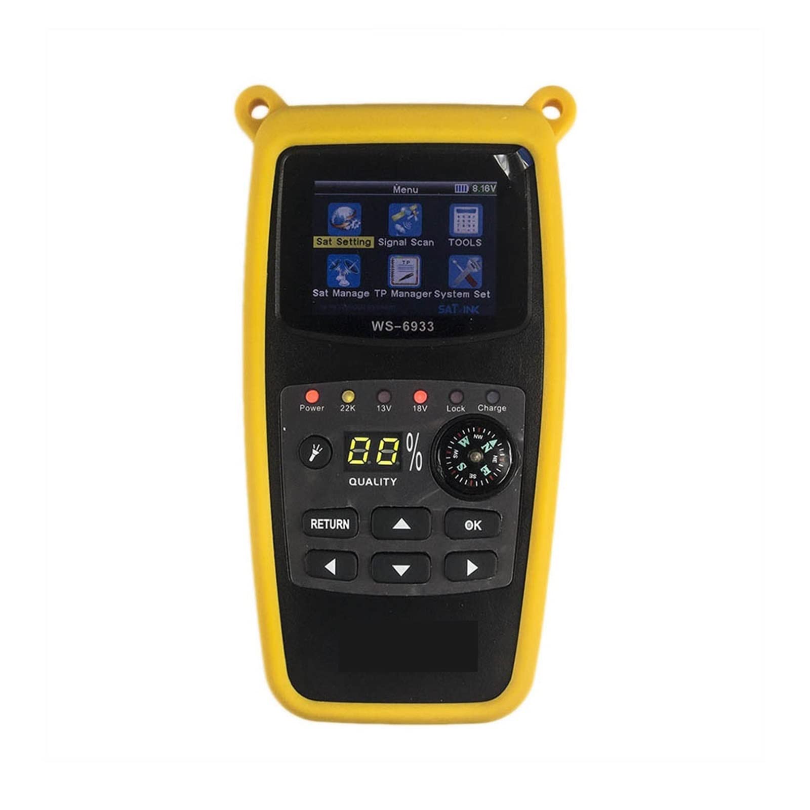 Satellite Finder WS-6933 Digital Satfinder DVB-S2 Display LCD da 2,1 pollici FTA C&KU Band WS 6933 WS6933 Sat Meter Decodificatore del ricevitore