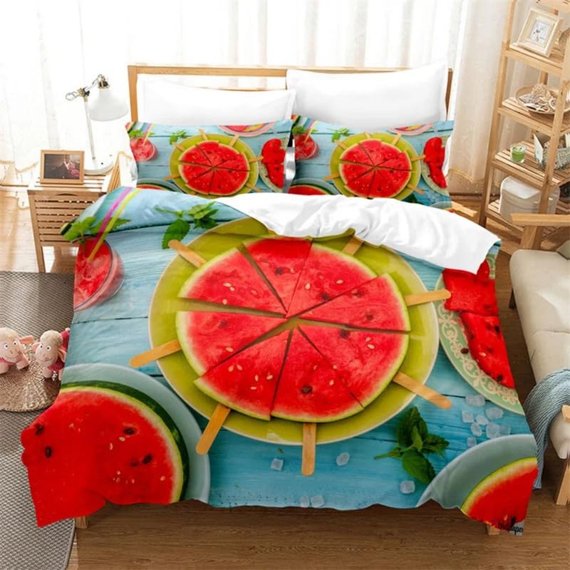 Housse de couette 220x240 anti-plis en microfibre douce pour lit deux personnes