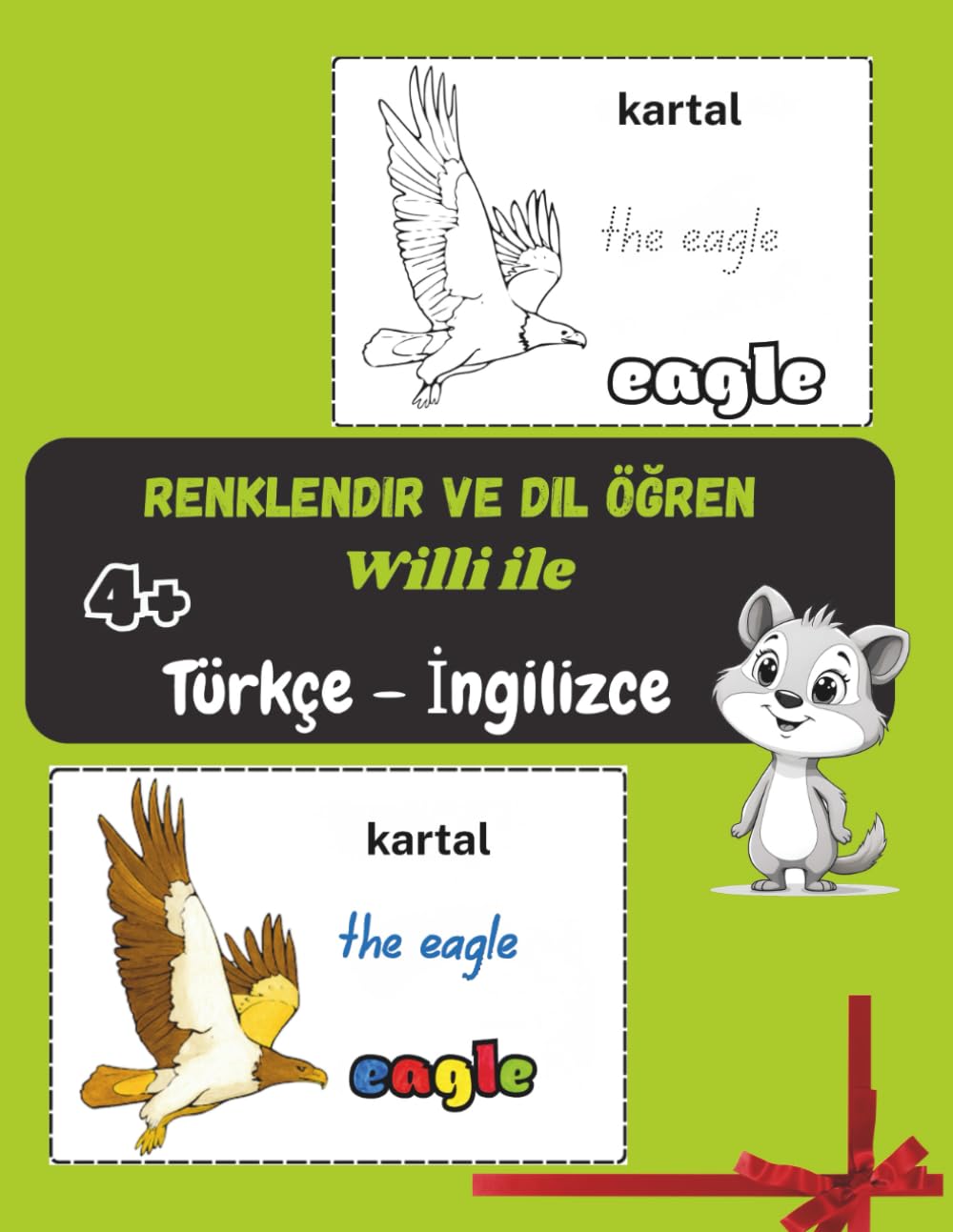 Color & Learn Languages – Turkish & English: Learning Book: for Children Ages 4+