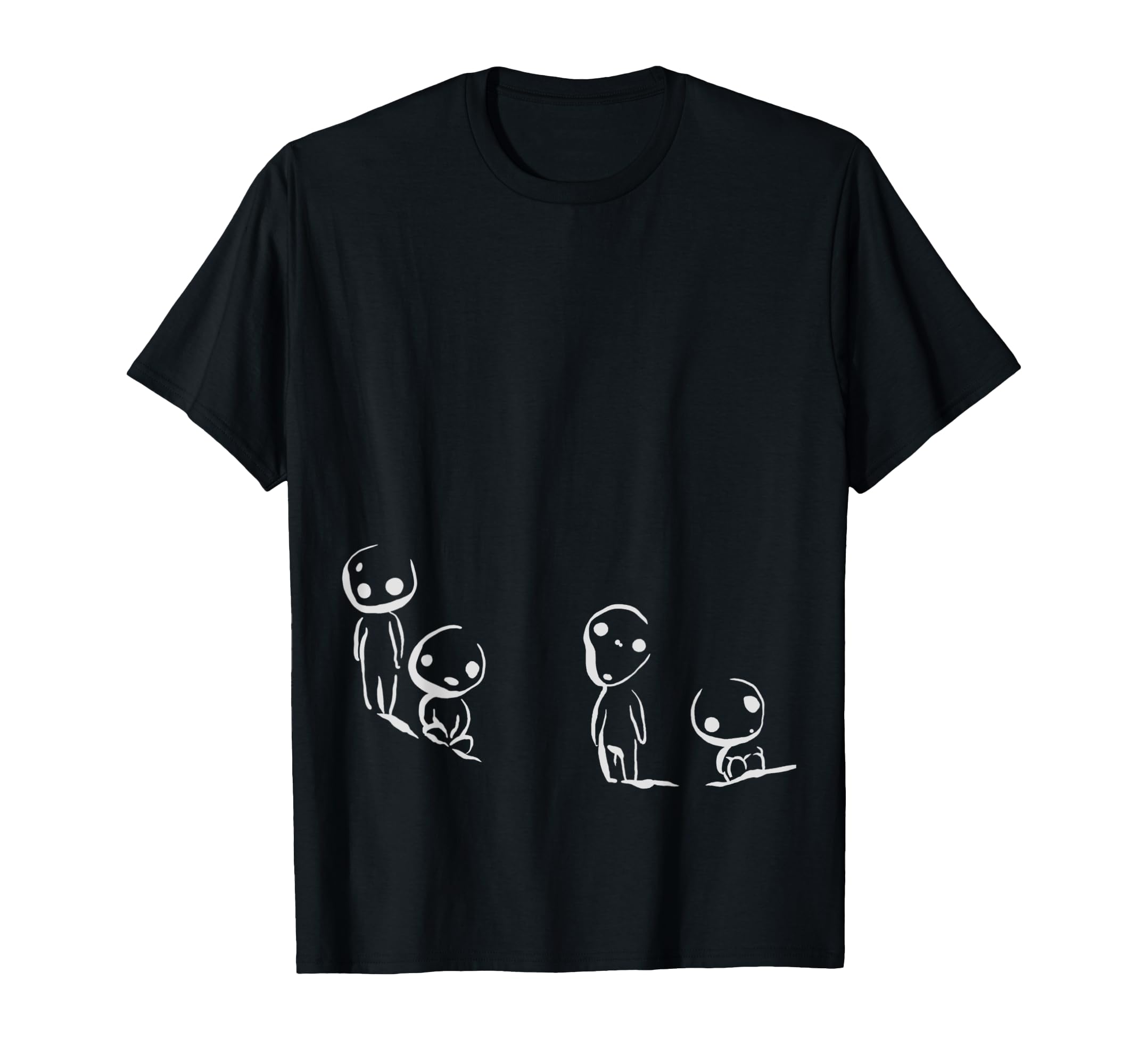 Amazon | こだま 森の精霊 ファン Tシャツ | Tシャツ