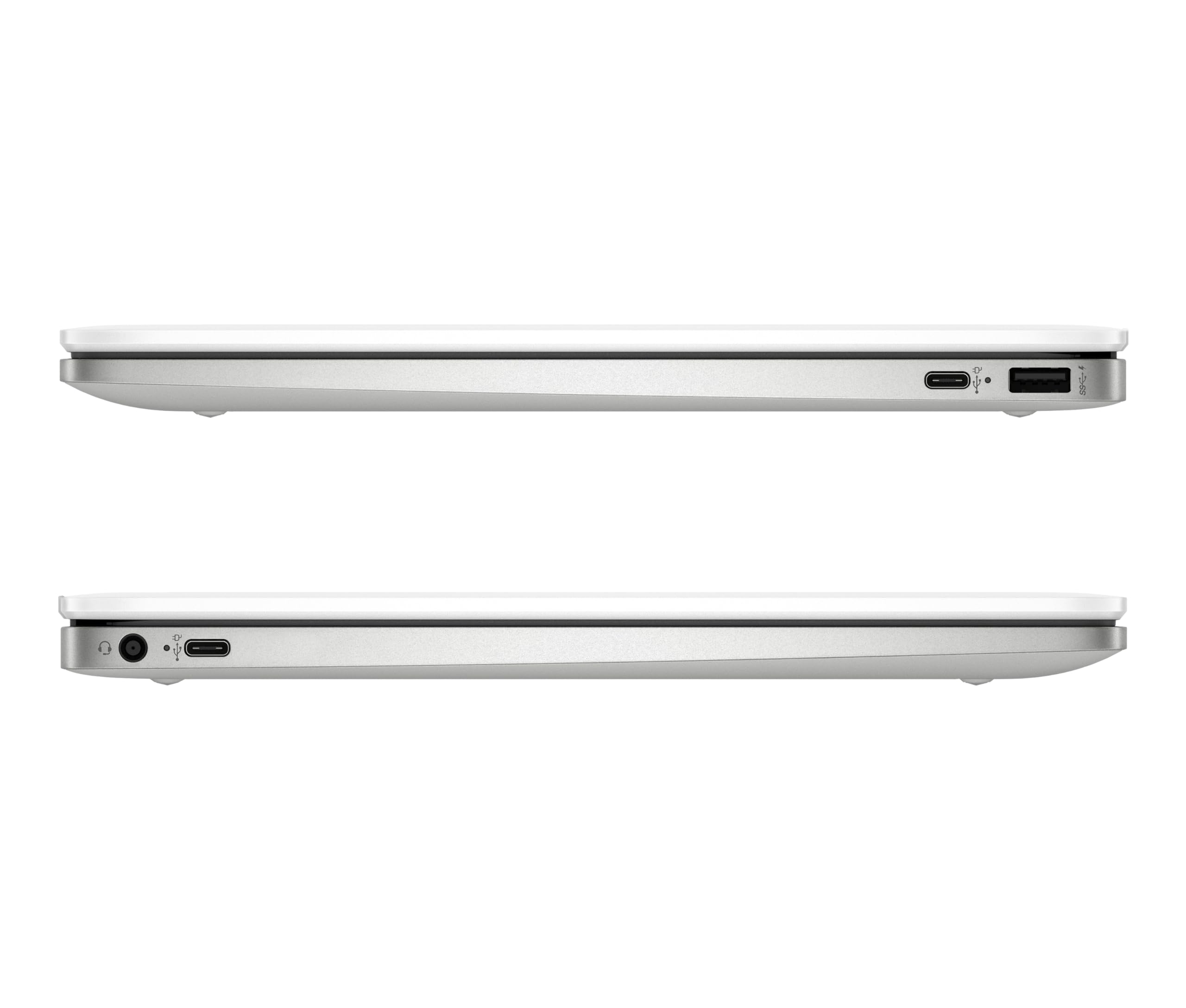 HP Chromebook 14a-nf0008nl, Intel N100, 4GB RAM LPDDR5, 64GB eMMC, Display 14" HD IPS 250 Nits, Antiriflesso, Micro-edge, Grafica Intel UHD, 720p Privacy Cam TNR, ChromeOS, Argento