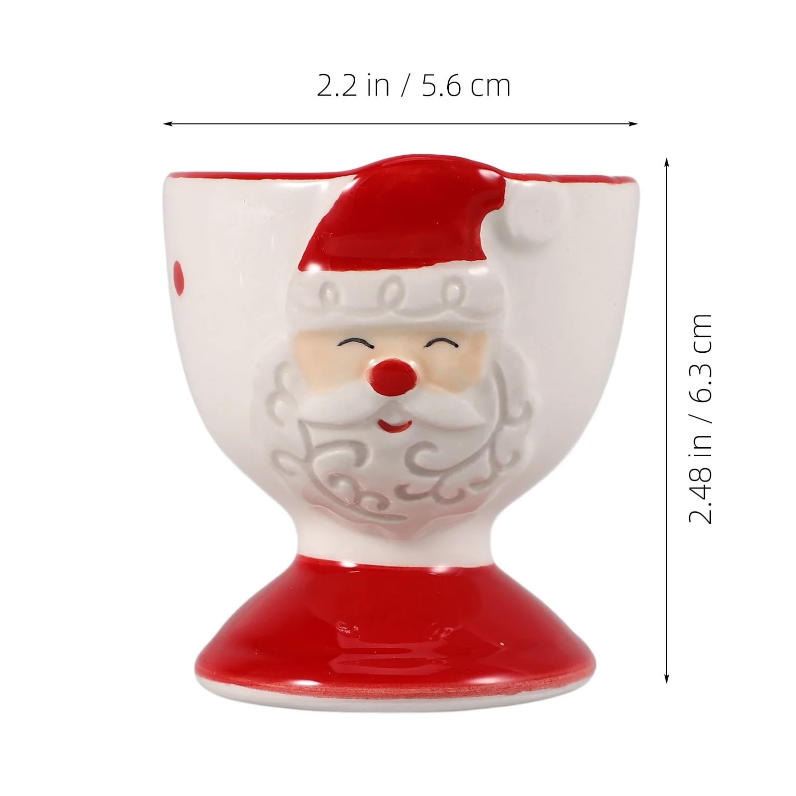 coquetiers, support en céramique et porcelaine, dur, argile du père noël
