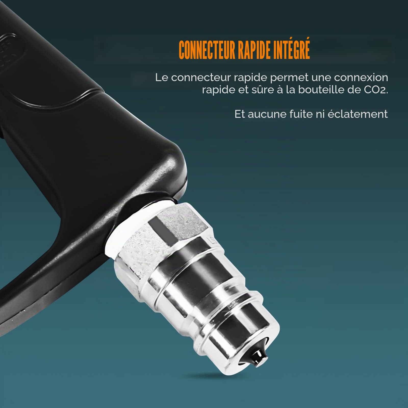 Mini machine à jet de CO2 portable, Dj CO2-Gun, mise à niveau, sans résidus de glace, faible bruit de stage, jet de machine à CO2, avec tuyau gratuit de 3 m
