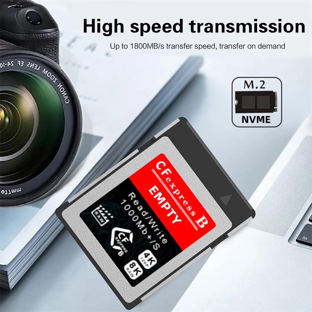 Kit per scheda di memoria CFexpress da tipo B a NVME 2230, adattatore CFE CFB NGFF M-Key compatibile con fotocamera XS 8K RAW PCIe Expansion