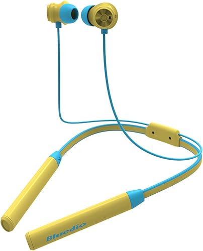 Bluedio TN2 Cuffie Bluetooth Auricolari con Archetto in-ear Interruttore Magnetico Cuffie Stereo con Microfono per Correre con Telefono Cellulare Riproduzione 9-12 Ore Giallo Bluedio TN2 Cuffie Bluetooth Auricolari con Archetto in-ear Interruttore Magnetico Cuffie Stereo con Microfono per Correre con Telefono Cellulare Riproduzione 9-12 Ore Giallo