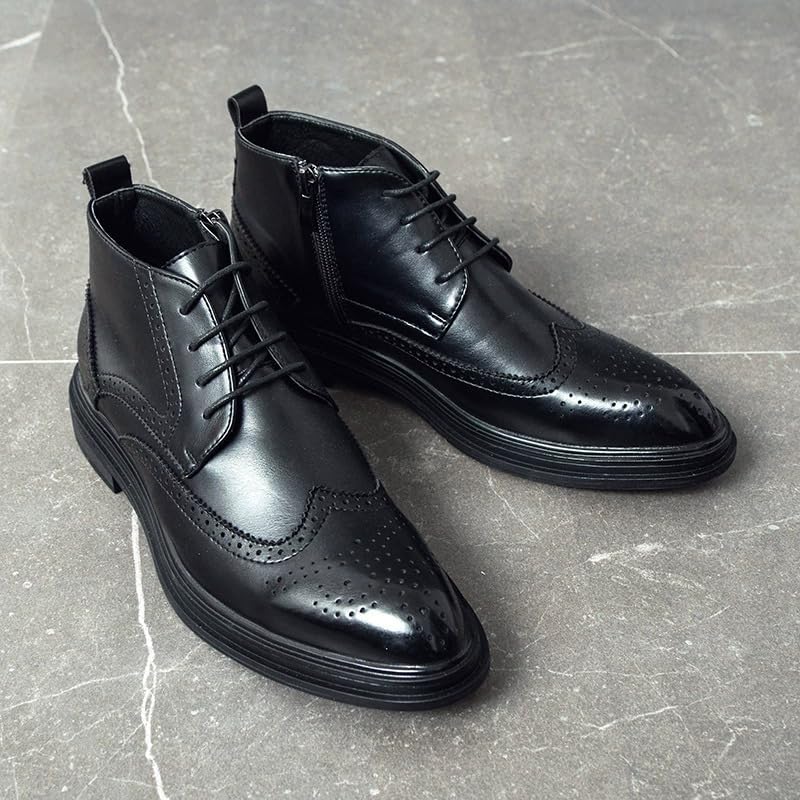 Santimon Men's Chelsea Boots - Stylish Leather Comfort