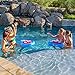 GoPong Pool Pong Rack Floating Beer Pong Set, Includes 2 Rafts and 3 Pong Balls