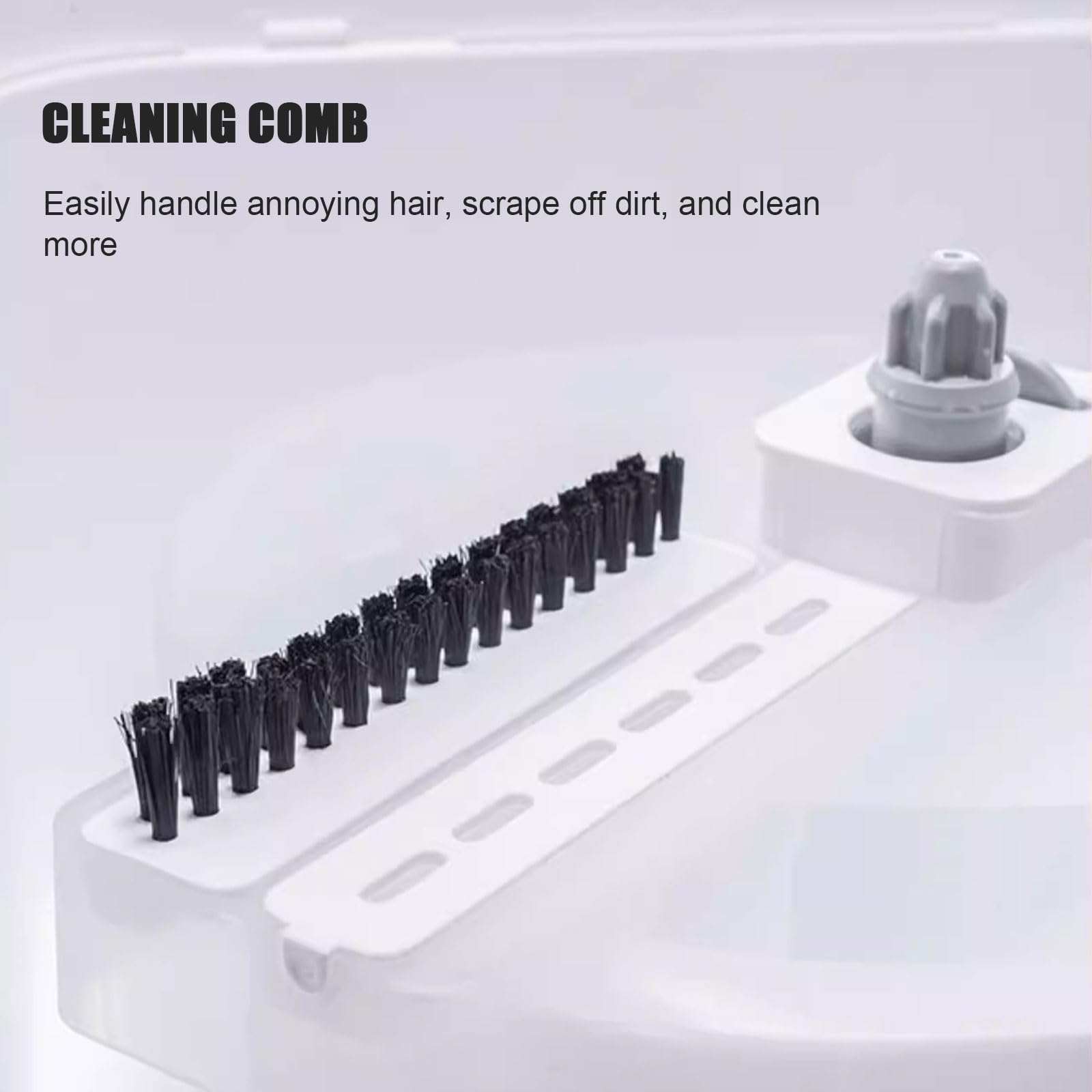 Ce Balai à Franges Rotatif avec Seau et essoreuse est idéal pour la Maison. Son Design à Double Compartiment sépare l'eau Propre de l'eau Sale. Les lingettes autonettoyantes en Microfibre co
