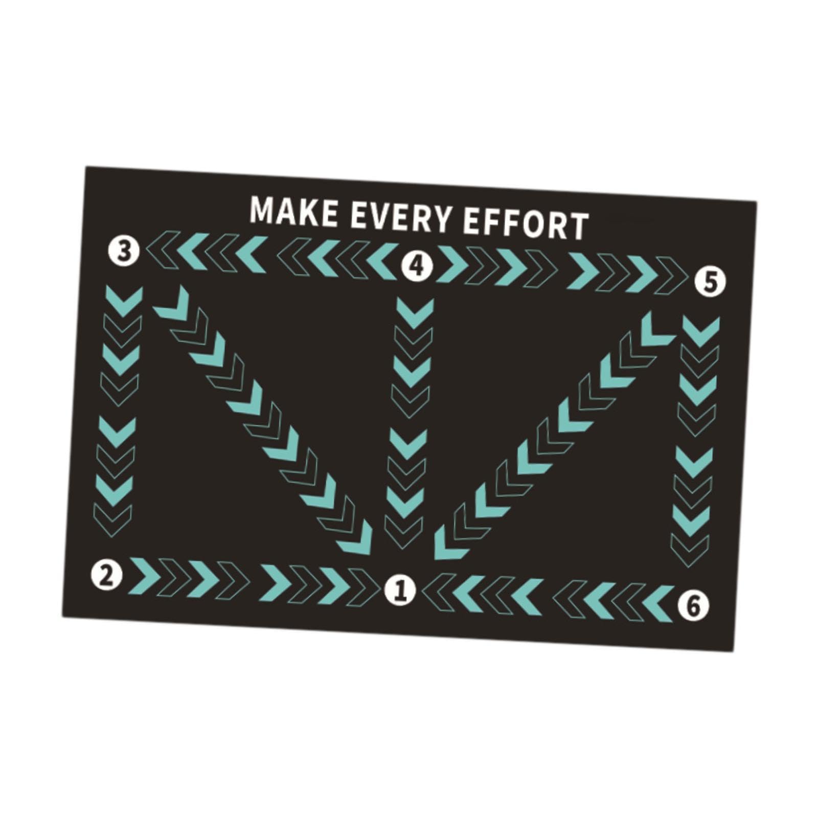 kowaku Alfombra de Entrenamiento de fútbol, Resistente al Desgaste, práctica para Principiantes en casa, para niños y niñas, Style C