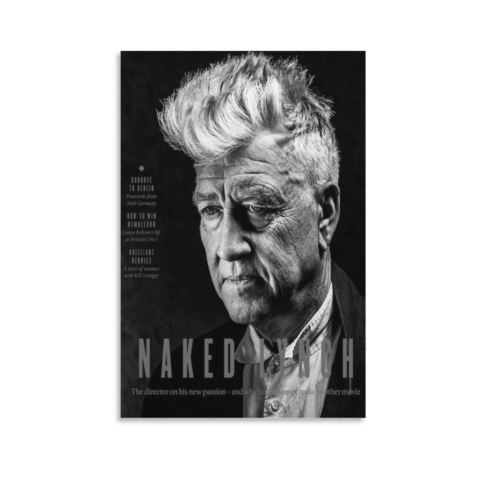 Poster David Lynch Su Tela | Stampa Moderna 20x30 Cm | Decorazione Da Parete Per Camera Da Letto | Quadro Artistico Contemporaneo