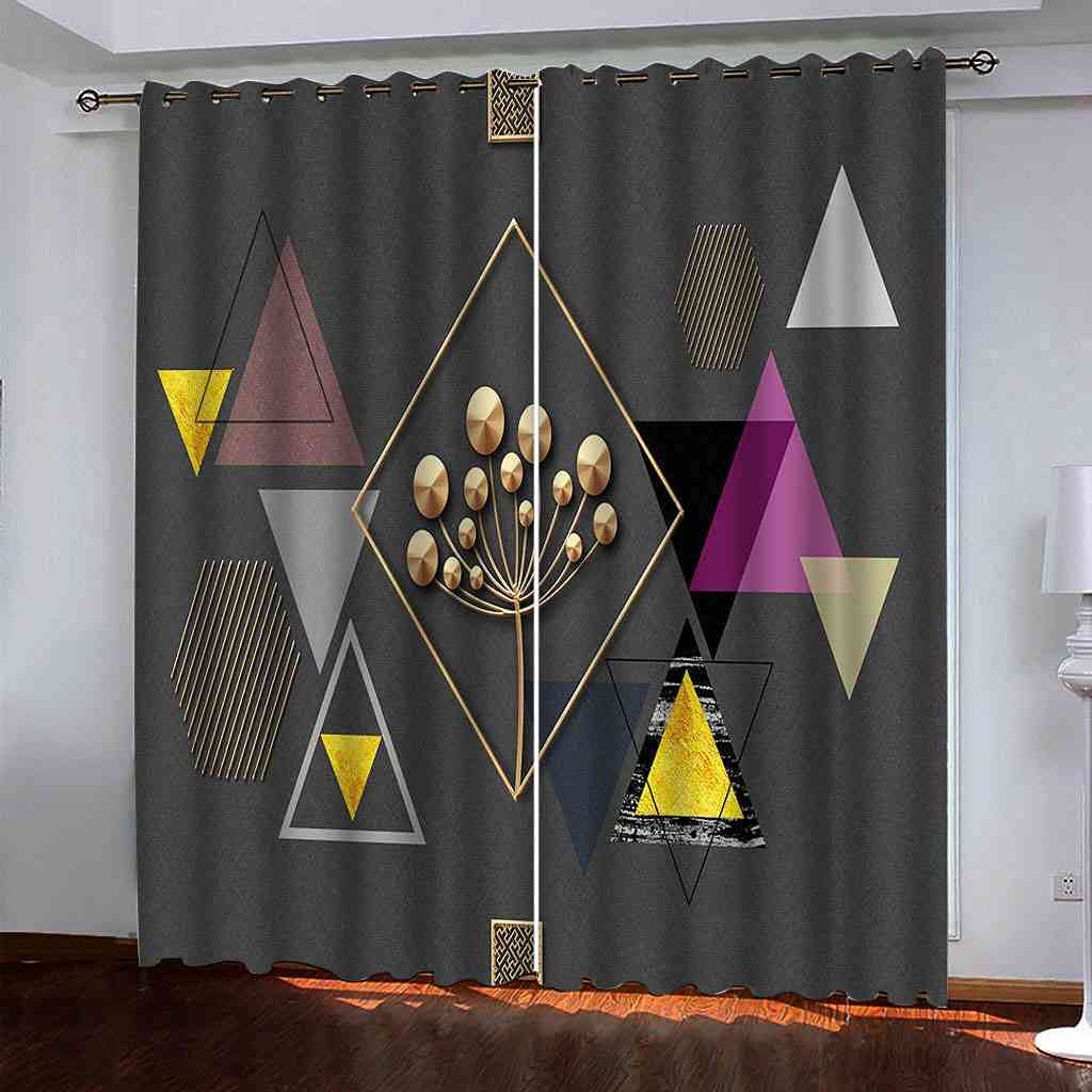 Rideaux occultants enfant isolants à oeillets polyester 3D
