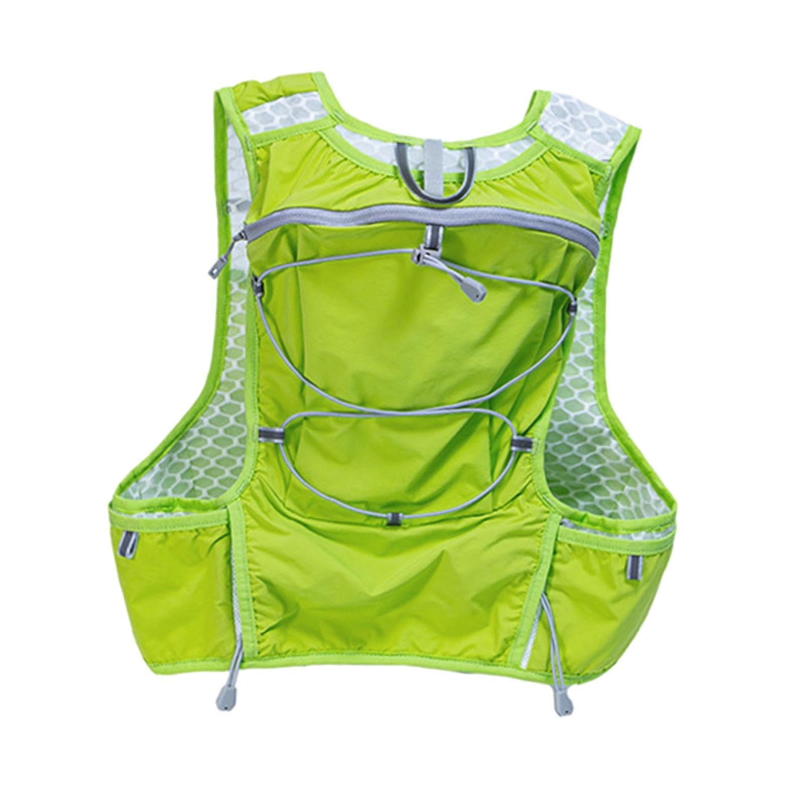 Zaino Idratazione Vest Borsa Acqua Backpack Leggero Compatto Tasca Multiuso Materiale Nylon Traspirante Adatto per Sport Outdoor Escursioni attività C