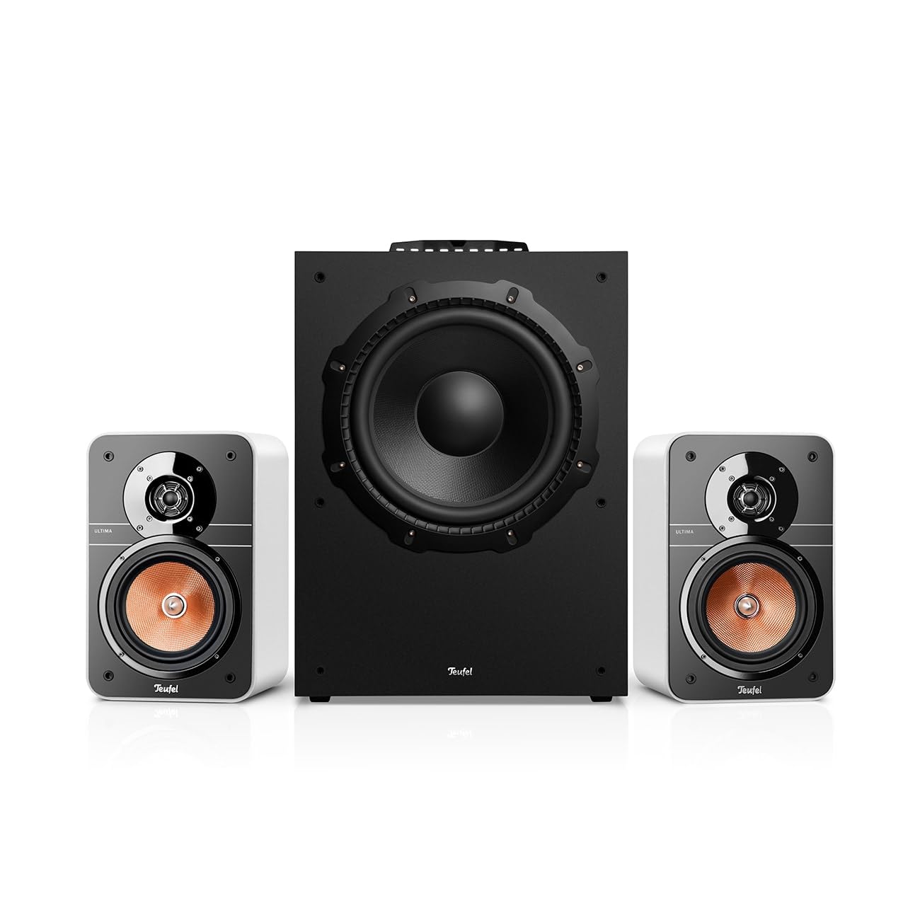 Teufel Ultima 20 Concept Power Edition - 2.1 Soundsystem, Komplettsystem Heimkino mit integriertem AV-Receiver, Bluetooth, Dolby Audio, USB-C-Soundkartenfunktion, HDMI ARC CEC