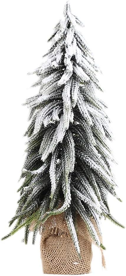 クリスマスの装飾シミュレーションクリスマスツリーホワイトシーダー亜麻布鉢植えのクリスマスデスクトップ装飾オーナメント クリスマスの装飾シミュレーションクリスマスツリーホワイトシーダー亜麻布鉢植えのクリスマスデスクトップ装飾オーナメント