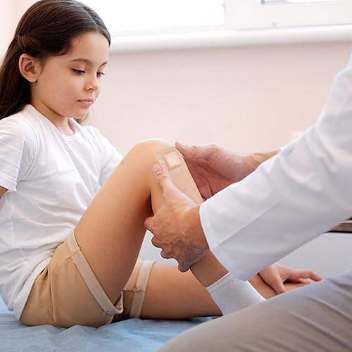 Miniatura 7 de FRESINIDER Paquete de 10 apósitos de espuma de silicona para heridas de 2" x 5" - Vendajes adhesivos impermeables con bordes - Súper absorbentes y