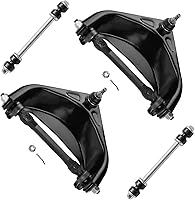 Vista 99 de Detroit Axle - 4 brazos de control de extremo delantero para Nissan Frontier Xterra 2000-2004 Brazos de control inferior y superior con rótulas