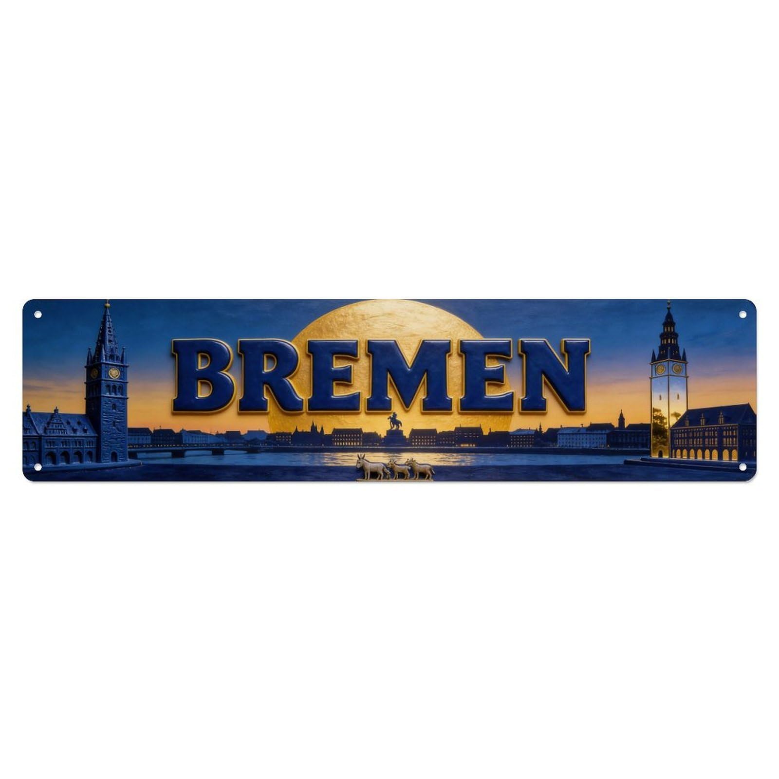 Bremen Germany Retro Metal Tin Sign
