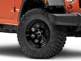 Mammoth 8 Steel Black Wheel; 17x9 Compatible with 07-18 Jeep Wrangler JK