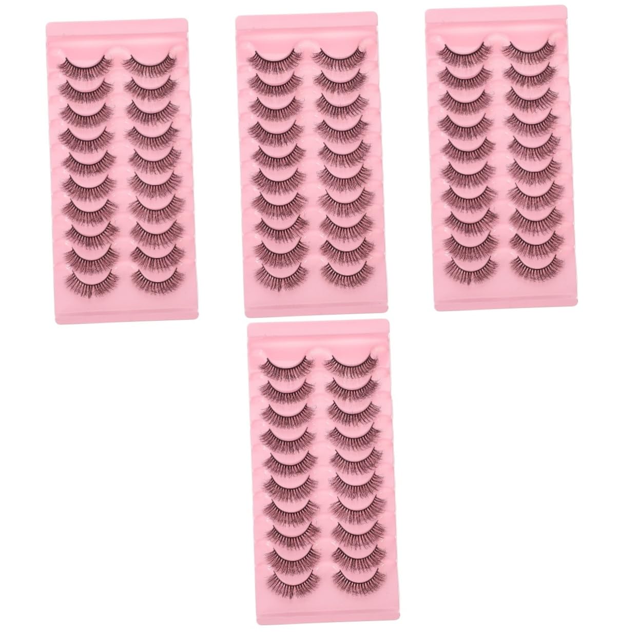 FRCOLOR 40 Paia Ciglia finte Ciglia estensioni delle ia lunghe ia finte piene naturali per le donne ia naturali Riccio Accessori 7d Imitazione