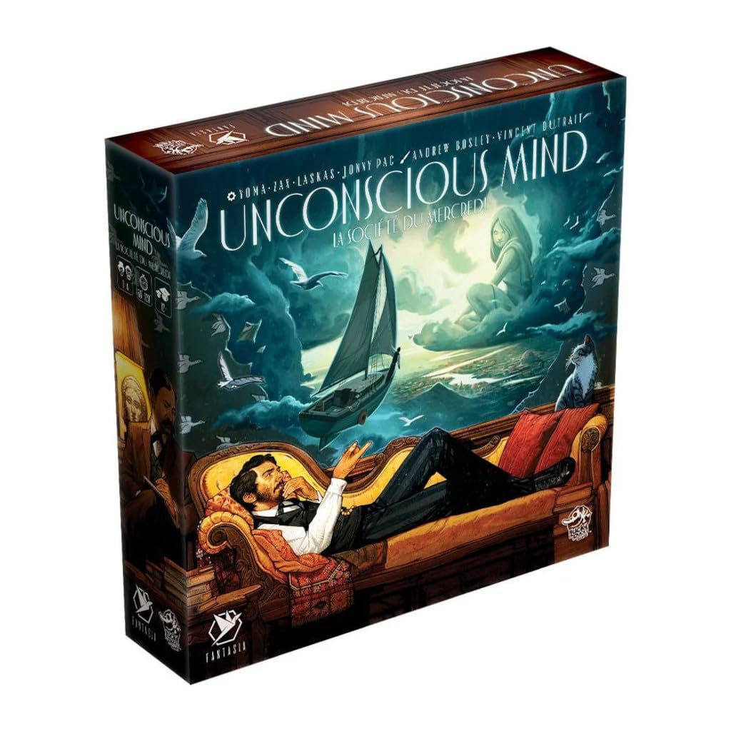 LUCKY DUCK GAMES Unconscious Mind - La Société du Mercredi - Jeu de Société - De 1 à 4 Joueurs - A Partir de 12 Ans - Version Française