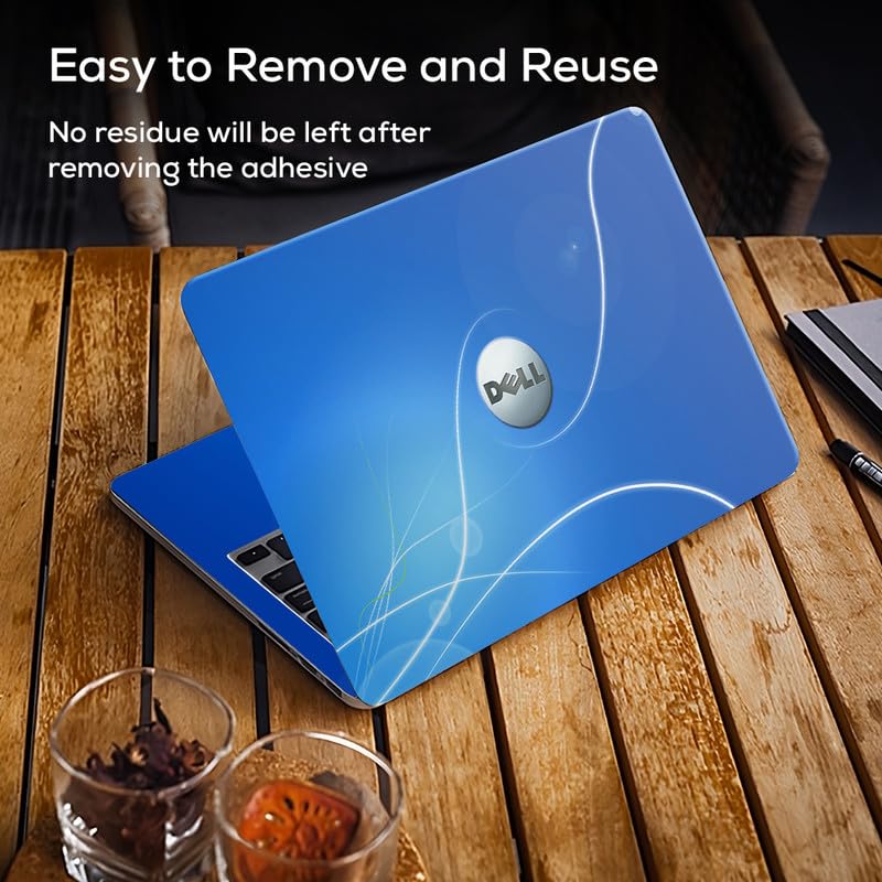 Image of Galaxsia DSGN 783 Full Body Laptop Skin Bubble-Free| Laminated & Removable | HD Quality Sticker for Laptops Upto 15.6 Inches Compatible with DELL
