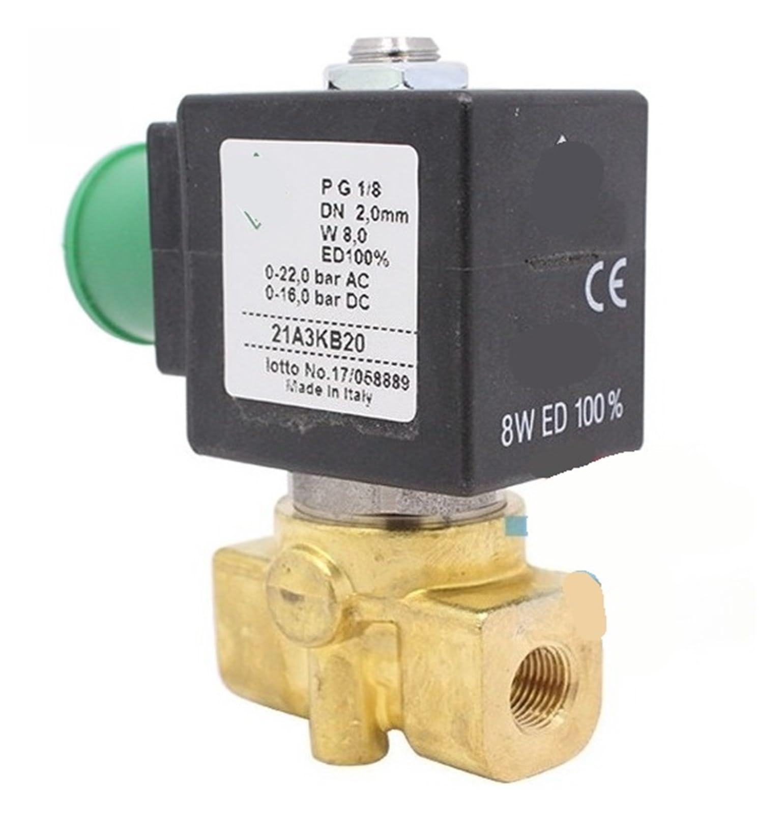 Électrovanne 21a3kb20 DN6 AC220V pour commutation de fluides industriels