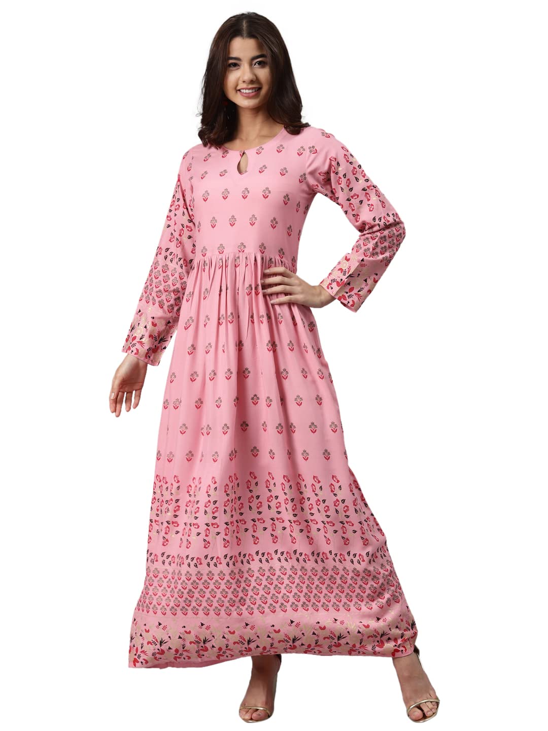 GeruaRayon A-line Maxi Dress