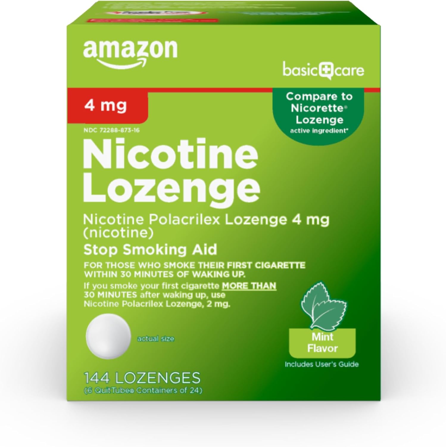 Nicotine Lozenges, 4 mg